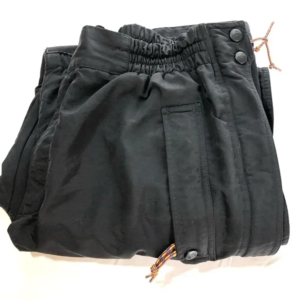 Eastern Mountain Sports pants full leg zippers nylon lined elastic waist mens M